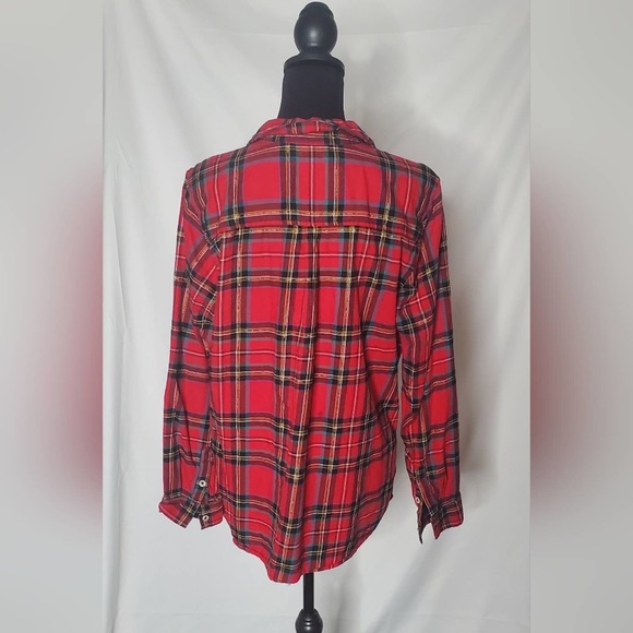 Women's Croft & Barrow The Extra Soft Plaid Flannel Shirt - Picture 2 of 5